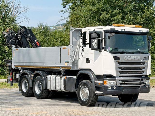 Scania G 410 * Kipper 5,20 m + KRAN/FUNK * 6x4 * TOP Kranwagen