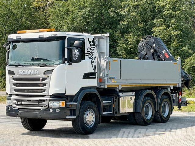 Scania G 410 * Kipper 5,20 m + KRAN/FUNK * 6x4 * TOP Kranwagen