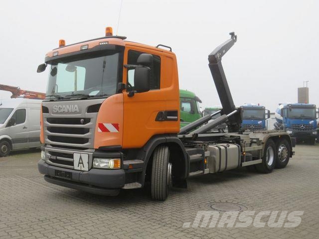 Scania G 410 LB 6x2*4HNA Abrollkipper Lift+Lenkachse 28 アームロール