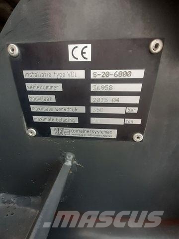 Scania G 410 LB 6x2*4HNA Abrollkipper Lift+Lenkachse 28 Camiones elevadores de gancho