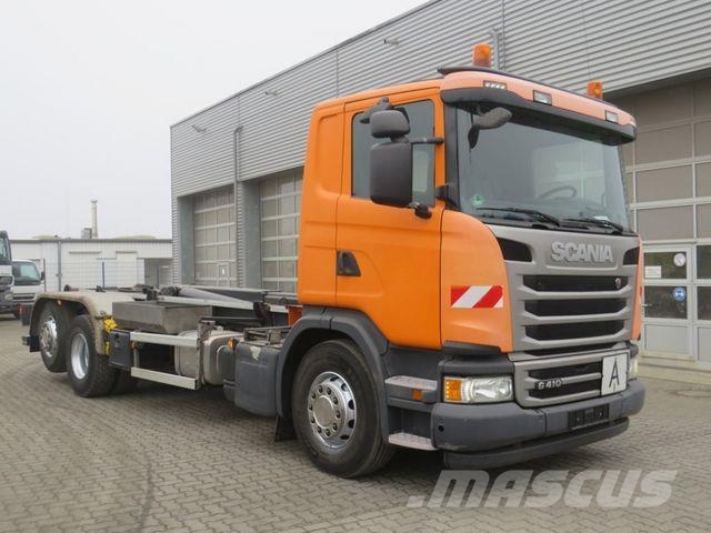 Scania G 410 LB 6x2*4HNA Abrollkipper Lift+Lenkachse 28 Camiones elevadores de gancho