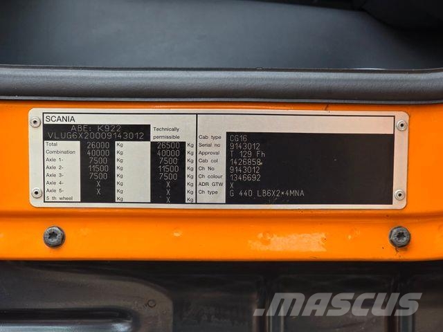 Scania G 440 B6X2*4MNA | ADR | Retader | 19.000l Säiliöautot