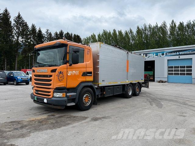 Scania G 450 6X2 lift Altglas/Schrott Kran Penz 15L Otros camiones