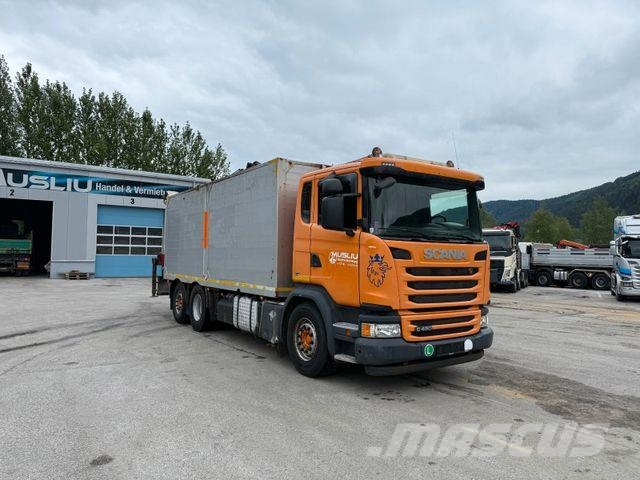 Scania G 450 6X2 lift Altglas/Schrott Kran Penz 15L Otros camiones