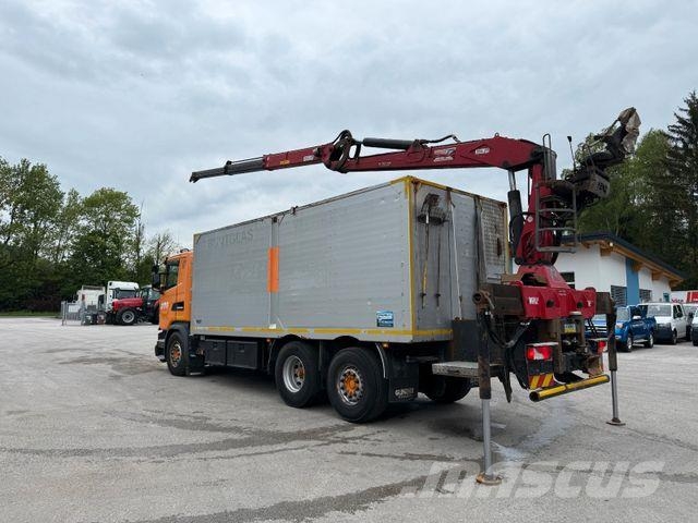 Scania G 450 6X2 lift Altglas/Schrott Kran Penz 15L Otros camiones