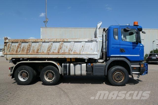 Scania G 450 6x6, Bordmatik, Anbauplatte, AHK, Hydr.,AC Savivarčių priekabų vilkikai