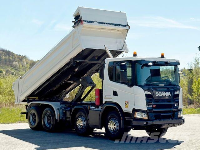 Scania G 450 XT * Kipper + BORDMATIC* TOPZUSTAND / 8x4 덤프 트럭