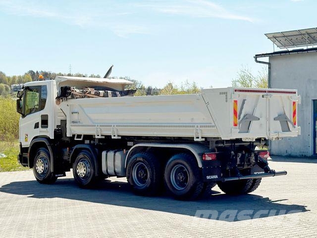 Scania G 450 XT * Kipper + BORDMATIC* TOPZUSTAND / 8x4 덤프 트럭