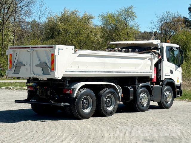 Scania G 450 XT * Kipper + BORDMATIC* TOPZUSTAND / 8x4 덤프 트럭