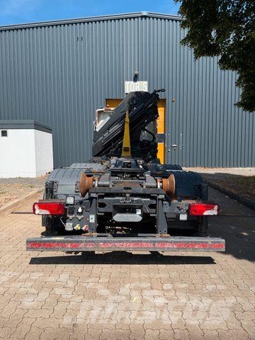 Scania G 480 - 8x2 - Abroller - Kran HMF 4220 K6 훅 리프트 트럭