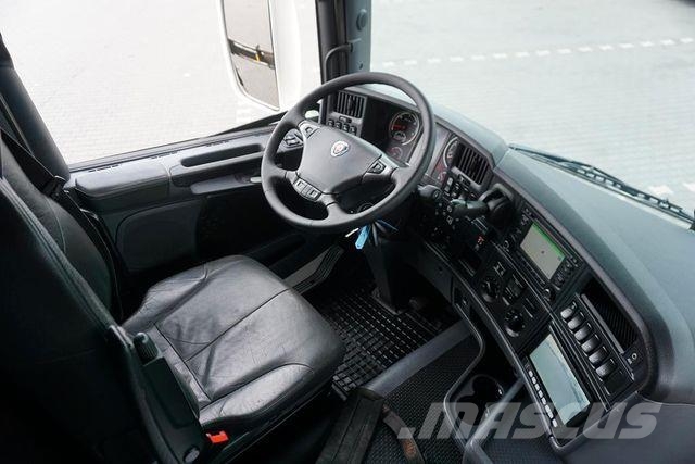 Scania G 490 / 6 X 2 / SKRZYNIOWY + HDS / HMF 3220 K7 / Vlakke laadvloer met kraan