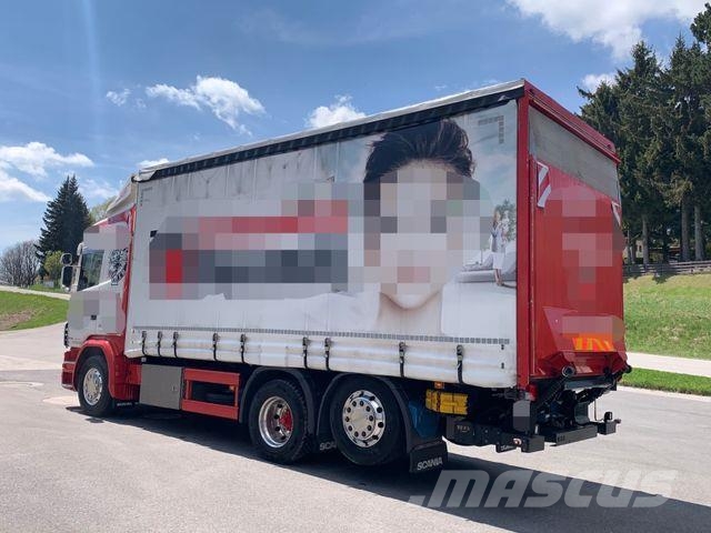 Scania G320 LB 6X2 GELENKTE NACHLAUFACHSE Tovornjaki s ponjavo