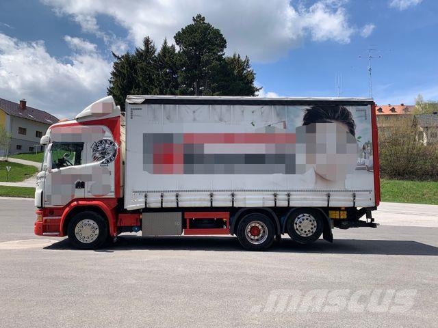 Scania G320 LB 6X2 GELENKTE NACHLAUFACHSE Tovornjaki s ponjavo