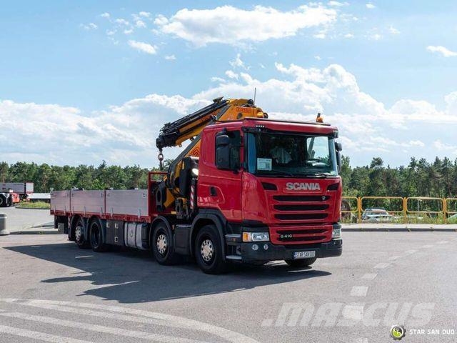 Scania G410 8x2 FASSI F800BXP.26 Crane FlyJib Winch Caminhões guindaste