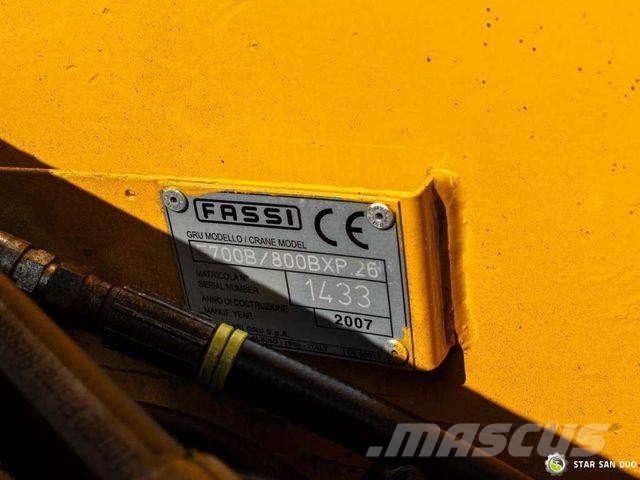 Scania G410 8x2 FASSI F800BXP.26 Crane FlyJib Winch Caminhões guindaste