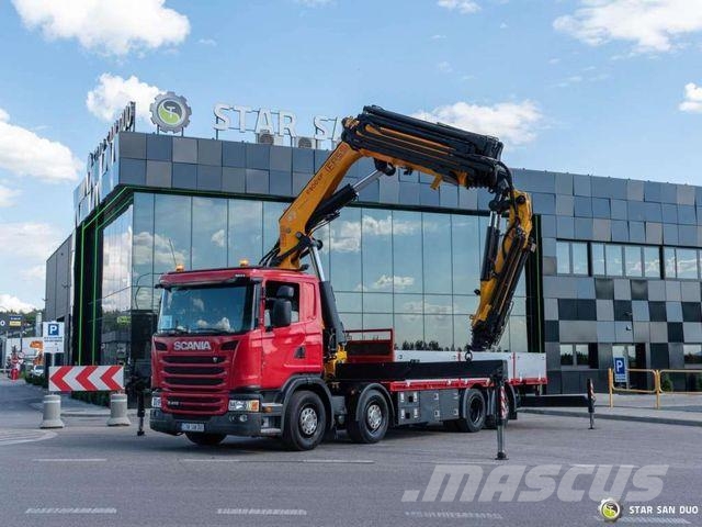 Scania G410 8x2 FASSI F800BXP.26 Crane FlyJib Winch Caminhões guindaste