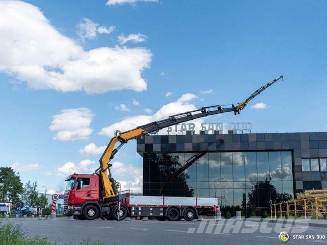 Scania G410 8x2 FASSI F800BXP.26 Crane FlyJib Winch Caminhões guindaste