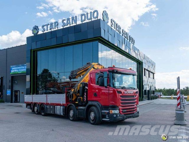 Scania G410 8x2 FASSI F800BXP.26 Crane FlyJib Winch Caminhões guindaste
