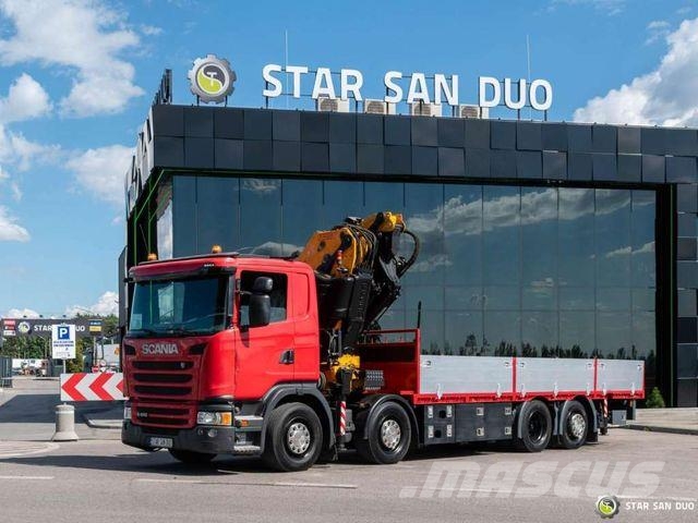 Scania G410 8x2 FASSI F800BXP.26 Crane FlyJib Winch Caminhões guindaste