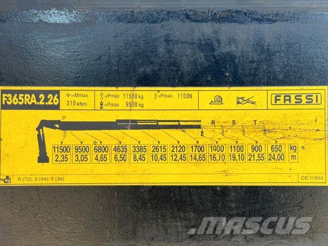 Scania G450 Platform 6,40 m FASSI F365 RA.2.26 + Funk Automobiliniai kranai