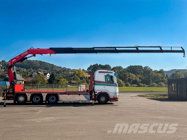 Scania G450 Platform 6,40 m FASSI F365 RA.2.26 + Funk Automobiliniai kranai