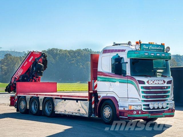 Scania G450 Platform 6,40 m FASSI F365 RA.2.26 + Funk Automobiliniai kranai