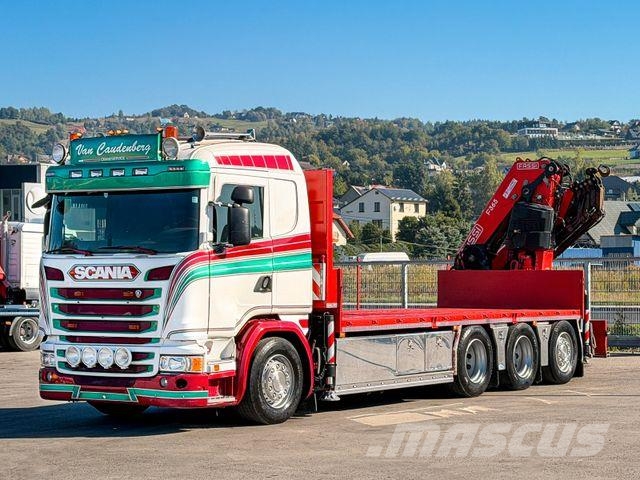Scania G450 Platform 6,40 m FASSI F365 RA.2.26 + Funk Automobiliniai kranai