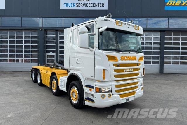 Scania G480 8x4 Abroll Sobag Camiones elevadores de gancho