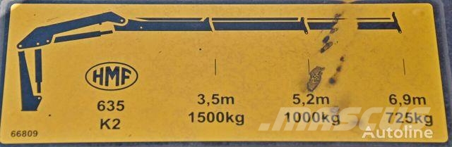 Scania P 250* Kipper 4,75m * HMF 635 K2 + FUNK * TOP Camioane cu macara