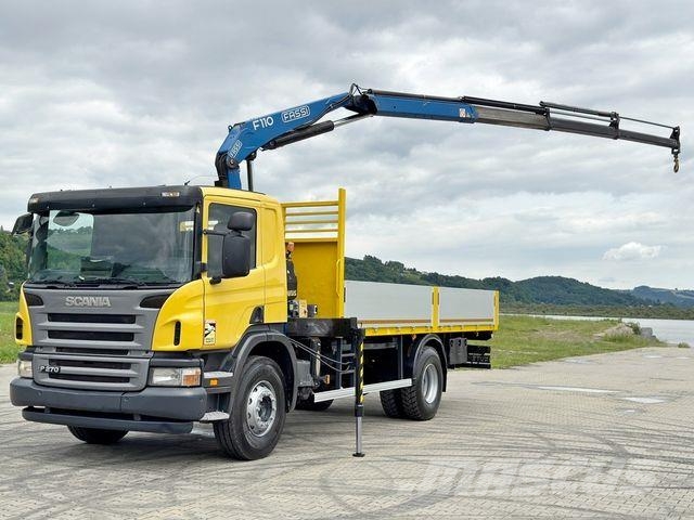 Scania P 270 * FASSI F110A.23 + FUNK * TOPZUSTAND 크레인 트럭