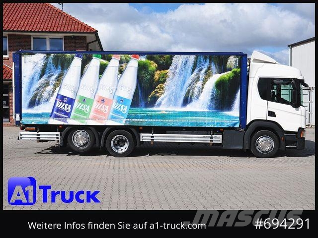 Scania P 320 P 6x2,, Getränke, Lenkachse, LBW: Dholland Getränkewagen