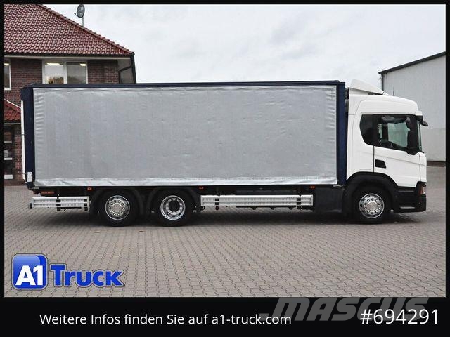 Scania P 320 P 6x2,, Getränke, Lenkachse, LBW: Dholland Getränkewagen