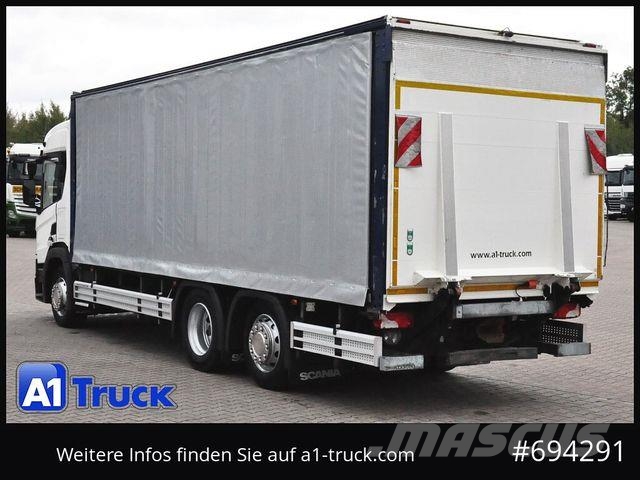 Scania P 320 P 6x2,, Getränke, Lenkachse, LBW: Dholland Getränkewagen