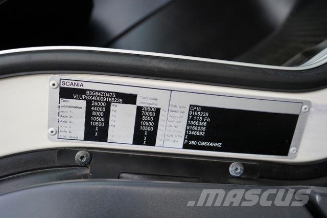 Scania P 360 / 6 X 4 / SKRZYNIOWY + HDS / HMF 1730 K3 / 크레인 트럭