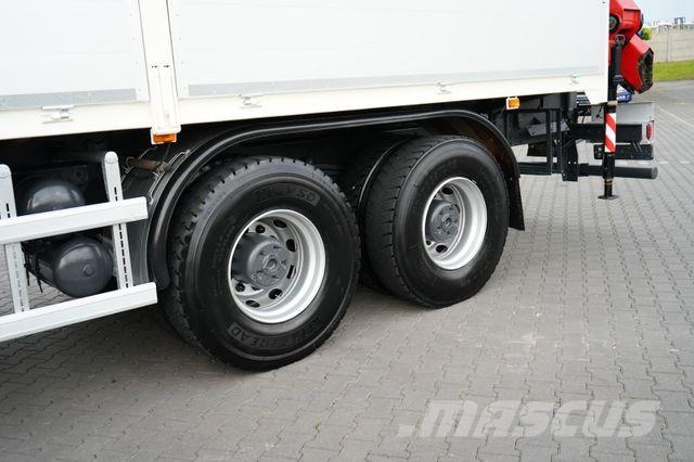 Scania P 360 / 6 X 4 / SKRZYNIOWY + HDS / HMF 1730 K3 / 크레인 트럭