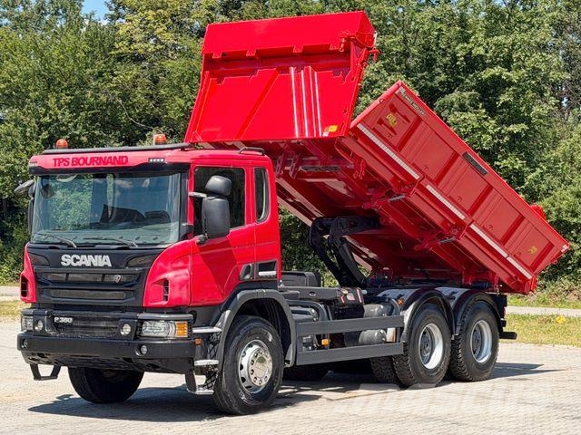 Scania P 360 Kipper 5,20m + BORDMATIC * 6x4 * TOP! Savivarčių priekabų vilkikai