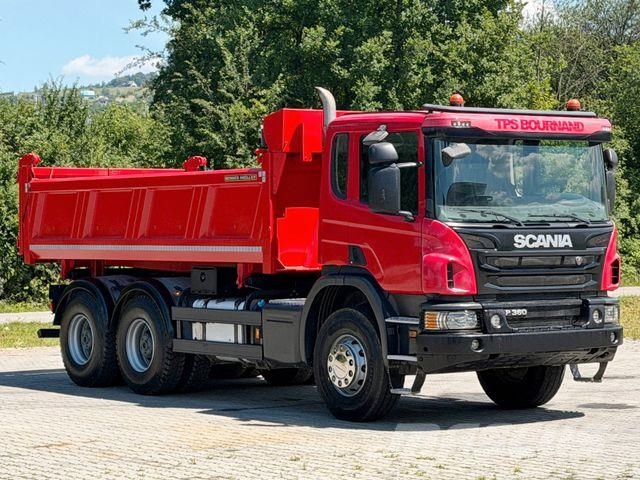 Scania P 360 Kipper 5,20m + BORDMATIC * 6x4 * TOP! Savivarčių priekabų vilkikai