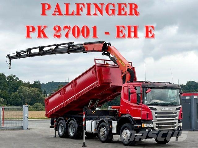 Scania P 400 * KIPPER 6,20m * PK 27001-EH E + FUNK* 8x4 Kamioni sa kranom