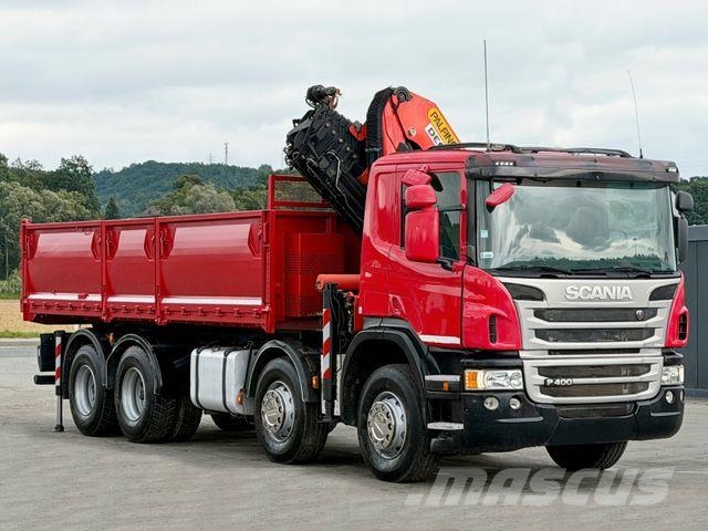 Scania P 400 * KIPPER 6,20m * PK 27001-EH E + FUNK* 8x4 Kamioni sa kranom