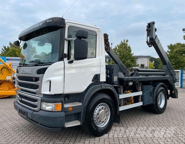 Scania P 400 LB/ Meiller AK 12 MT/ AC/ AHK/ NL 8t Контейнеровозы