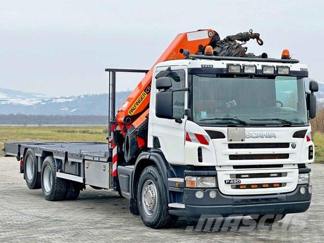 Scania P 420* PLATFORM 6,80m * PK 29002+FUNK * TOP Hinausautot