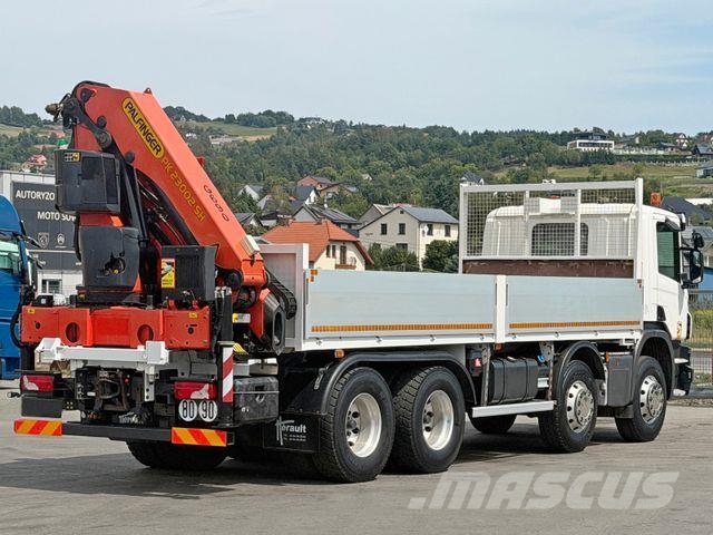 Scania P 450* PRITSCHE 6,90m * PK 23002- SH C FUNK *8x4 Darus teherautók