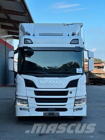 Scania P320 4x2 LL Pritsche/HIAB XHiDOU 138 ES-3 LK Camion plateau