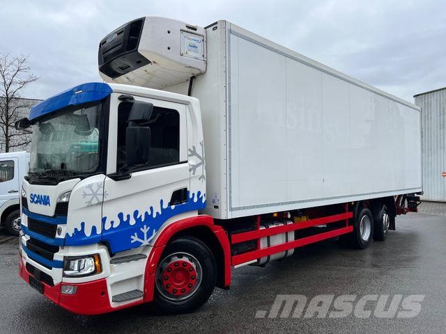 Scania P320 Carrier 1150 Multitemp Lenk-Lift Achse Temperature controlled trucks