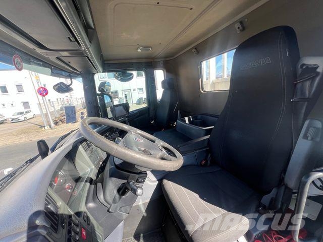 Scania P340 6x2 Plattform/CNG/Retarder/6,97m/AHK/AC/EU6 Pritschenwagen/Pritschenwagen mit Seitenklappe