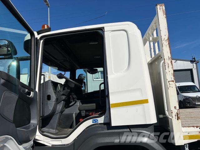 Scania P340 6x2 Plattform/CNG/Retarder/6,97m/AHK/AC/EU6 Pritschenwagen/Pritschenwagen mit Seitenklappe