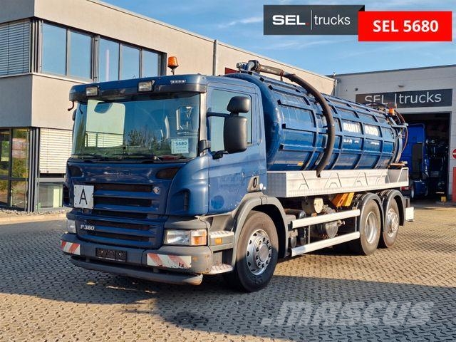 Scania P380 / Kanalreinigung / Saug-und Druck / 15.100L Vakuumski tovornjaki