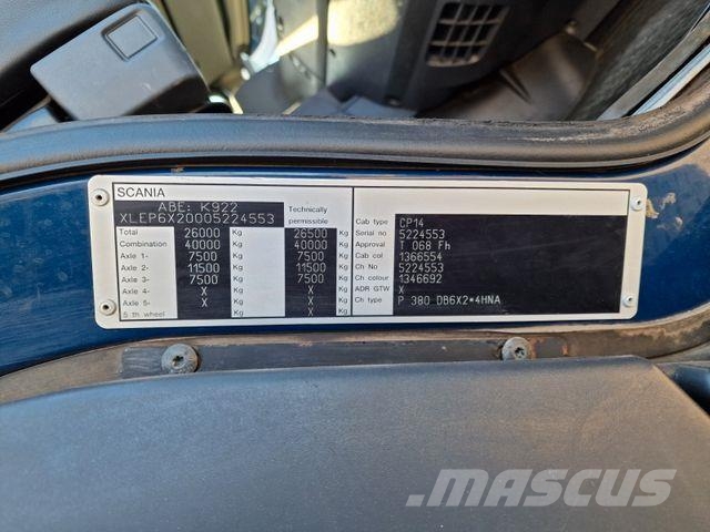 Scania P380 / Kanalreinigung / Saug-und Druck / 15.100L Vakuumski tovornjaki