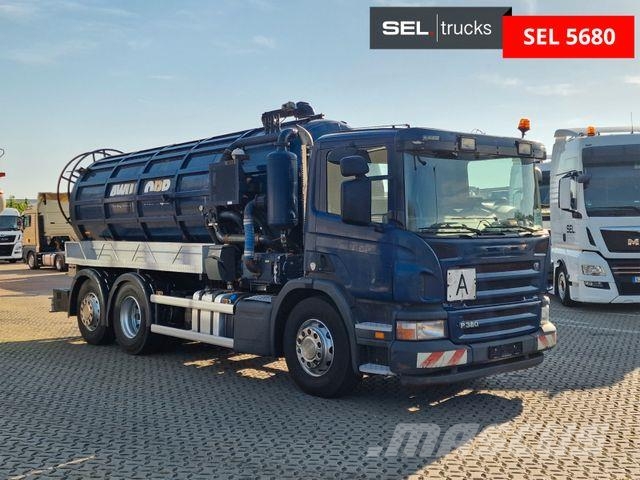 Scania P380 / Kanalreinigung / Saug-und Druck / 15.100L Vakuumski tovornjaki