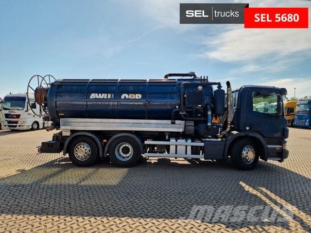 Scania P380 / Kanalreinigung / Saug-und Druck / 15.100L Vakuumski tovornjaki